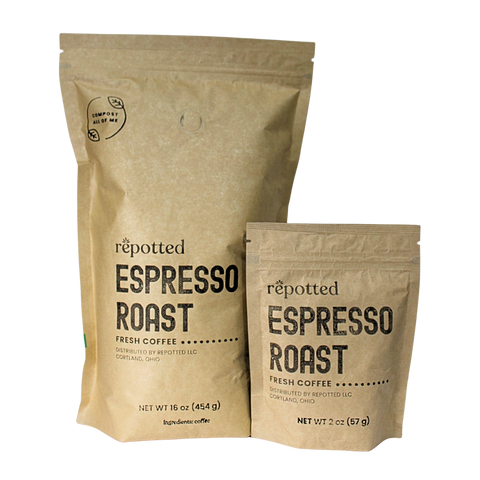 Espresso • Natural, Compostable Dark Roast Coffee